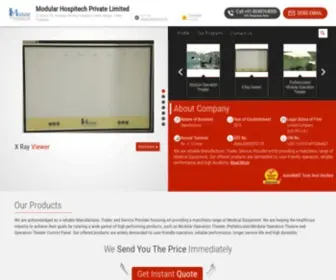 Modularhospitech.co.in(Modular Hospitech Private Limited) Screenshot