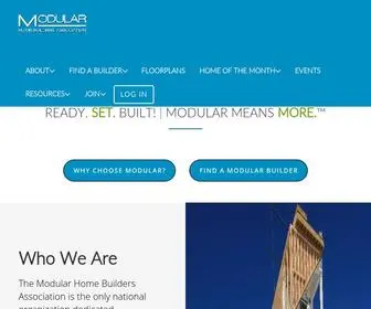 Modularhousing.com(Modular Home Builders Association Modular Home Builders Association) Screenshot