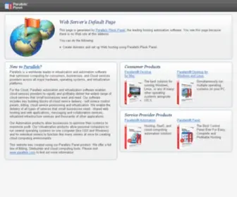 Modularmarket.com(Default Parallels Plesk Panel Page) Screenshot