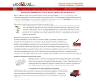 Modulars.com(A Nationwide Directory of Certified Builders and Contractors) Screenshot