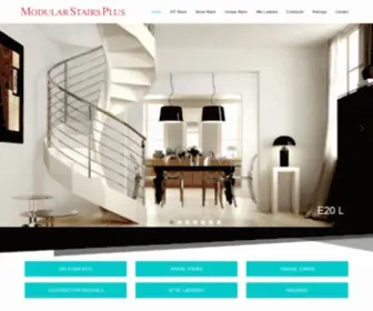 Modularstairs.com(DIY Stair Kits for Spiral Staircases and More) Screenshot