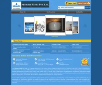 Modulartanks.in(Modular Tanks Private Limited) Screenshot