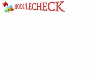 Modulecheck.com(Module Check) Screenshot
