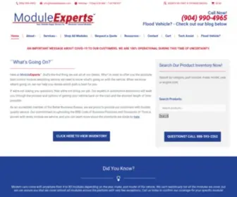 Moduleexperts.com(Your Experts in ECU Repair & Reman) Screenshot