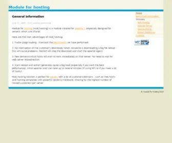 Modulehosting.com(Modulehosting) Screenshot