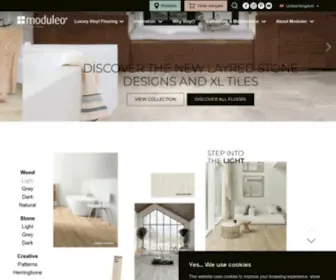 Moduleo.co.uk(Luxury vinyl flooring for any room) Screenshot
