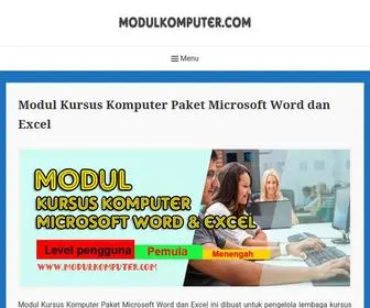 Modulkomputer.com(Modul Komputer Untuk SD SMP SMA SMK dan Umum Lengkap) Screenshot