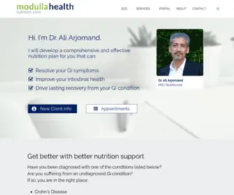 Modullahealth.com(Gut Health & Wellness) Screenshot