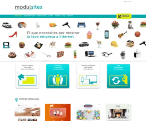 Modulsites.com(Webs de qualitat a preus competitius) Screenshot