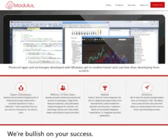 Modulusfe.com(Trading Platform Source Code) Screenshot