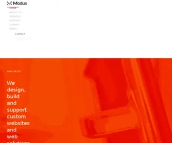 Modus.ie(Award Winning Web Design company based in Dublin) Screenshot