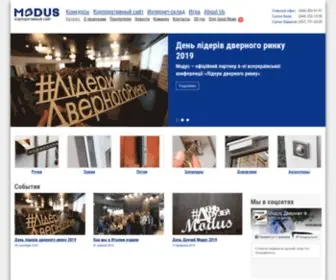 Modus.ua(інтернет магазин дверної фурнітури) Screenshot