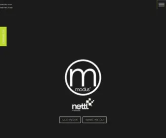 Modusagency.co.uk(The award winning design agency in Worcester) Screenshot
