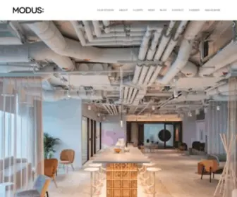 Modusgroup.com(We create exceptional working environments) Screenshot