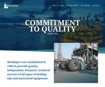 Moduspec.com(Moduspec) Screenshot