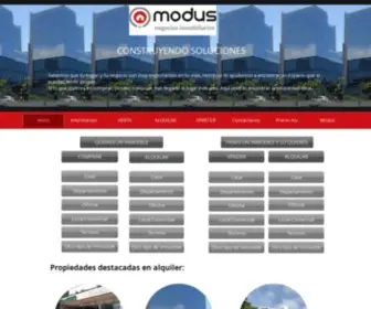 Moduspropiedades.com(Inicio) Screenshot