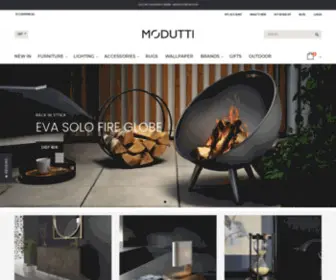 Modutti.com(Furniture & Lighting) Screenshot