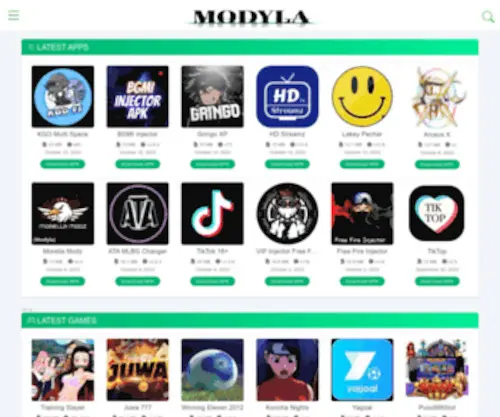 Modyla.com(Download Trending Apps & Games (APK Files) Free) Screenshot