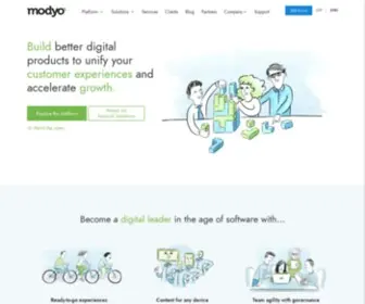 Modyo.com(Digital Experience Platform) Screenshot