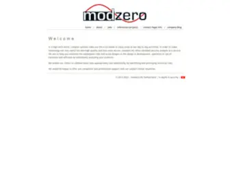 Modzero.com(Modzero AG) Screenshot