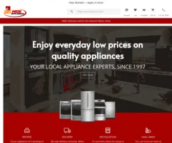 Moeappliancesonline.com(Moeappliancesonline) Screenshot