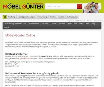 Moebel-Guenter.de(Möbel) Screenshot