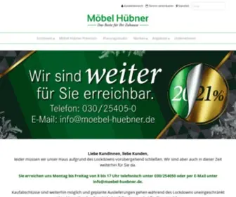 Moebel-Huebner.de(Möbel Hübner Berlin) Screenshot