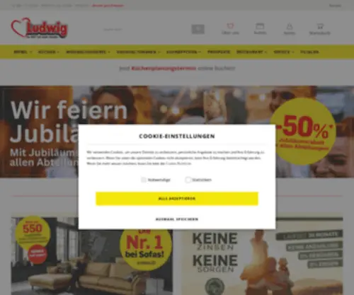 Moebel-Ludwig.at(Möbel) Screenshot