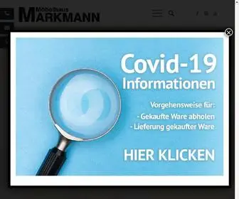 Moebel-Markmann.de(Massivholzmöbel für natürliches Wohnen) Screenshot