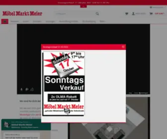 Moebel-Markt-Meier.ch(Möbel) Screenshot