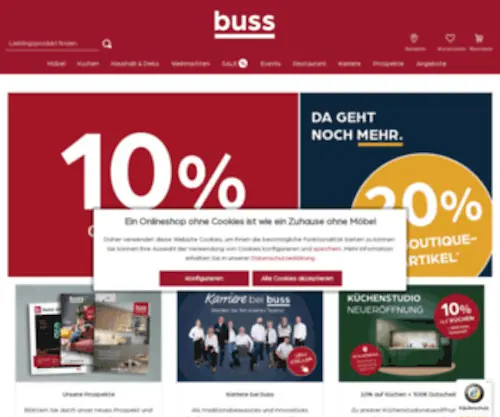 Moebelbuss.de(Ihr modernes Einrichtungshaus) Screenshot