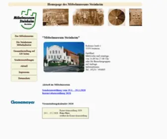 Moebelmuseum.de(Möbelmuseum) Screenshot