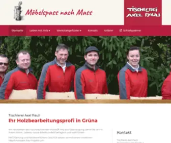 Moebelspass.com(Möbeltischlerei & Innenausbau Chemnitz) Screenshot