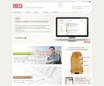 Moeck.com(Moeck Musikinstrumente) Screenshot