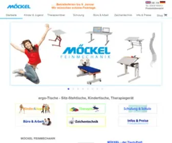 Moeckel.com(Möckel ergo Tische) Screenshot