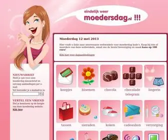 Moedersdag.nl(Vind nu leuke kado's voor moederdag 2021) Screenshot