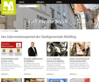 Moedling.at(Stadtgemeinde Mödling online) Screenshot