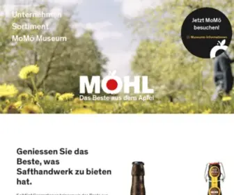 Moehl.ch(Mosterei Möhl AG) Screenshot