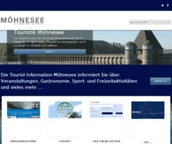 Moehnesee.de(Badesee) Screenshot