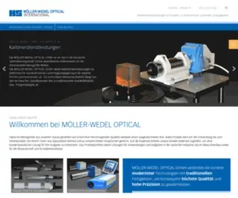 Moeller-Wedel-Optical.com(Willkommen bei MÖLLER) Screenshot