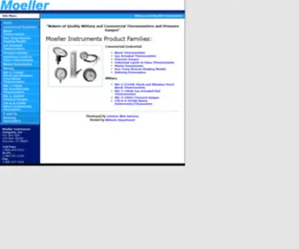 Moellerinstrument.com(Bimet Thermometers and Pressure Gauges) Screenshot