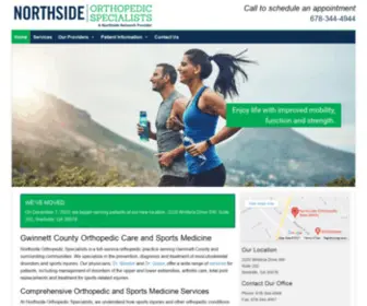 Moellerortho.com(Northside Orthopedic Specialists) Screenshot