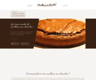 Moelleux-AU-Chocolat.fr(Moelleux au chocolat) Screenshot