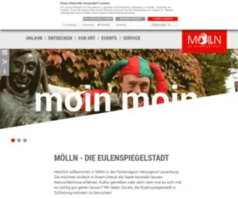 Moelln-Tourismus.de(Mölln) Screenshot