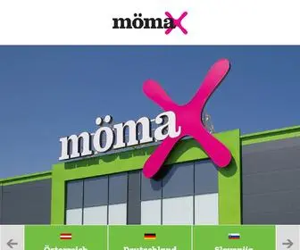 Moemax.com(Mömax.com Internationale) Screenshot