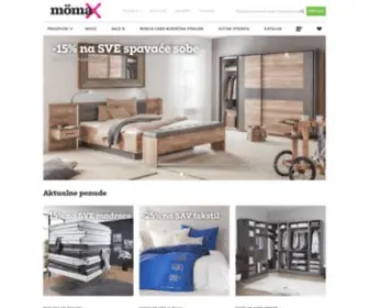 Moemax.hr(♥ mömax ♥ najnoviji trendovi za ljepše i kvalitetnije stanovanje ♥ mömax) Screenshot