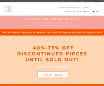 Moemoedesign.com.au(Australian Designer Earrings) Screenshot