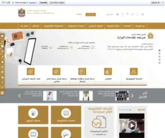 Moenr.gov.ae(وزارة الطاقة والبنية التحتية) Screenshot