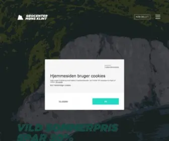Moensklint.dk(Besøg GeoCenter Møns Klint) Screenshot