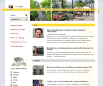Moers.de(Willkommen in Moers) Screenshot